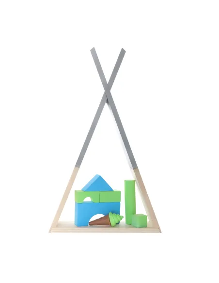 Raft, JOLI, dormitor copii, 33x10x56 cm, lemn masiv | MobilaOK