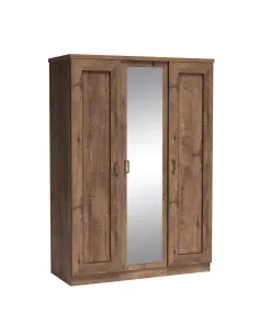 Dulap Şifonier TEDY T15, dormitor/hol/living, 135x57x190 cm, PAL melaminat şi MDF înfoliat | MobilaOK