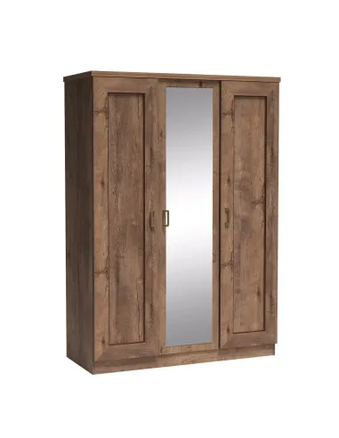 Dulap Şifonier TEDY T15, dormitor/hol/living, 135x57x190 cm, PAL melaminat şi MDF înfoliat | MobilaOK