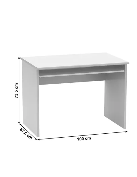Set de birou JOHAN 2 NEW, birou, 150x67,5 cm, PAL melaminat | MobilaOK