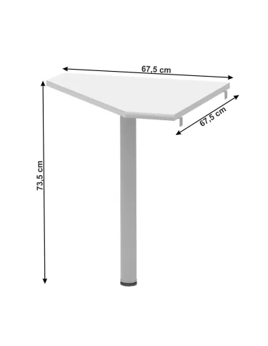Set de birou JOHAN 2 NEW, birou, 150x67,5 cm, PAL melaminat | MobilaOK
