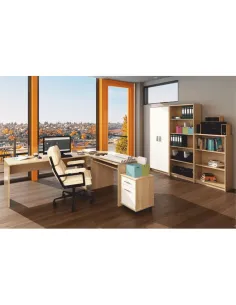 Masă de birou JOHAN 2 NEW 01, birou, 150x67.5x73.5 cm, PAL melaminat | MobilaOK 2