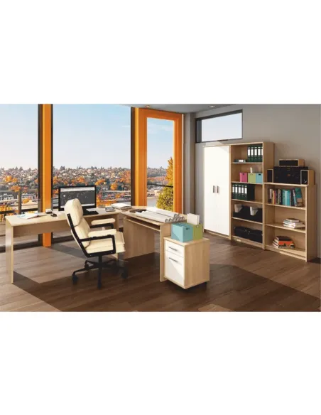 Masă de birou JOHAN 2 NEW 01, birou, 150x67.5x73.5 cm, PAL melaminat | MobilaOK