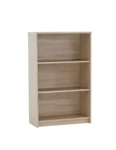 Dulap biblioraft JOHAN 2 NEW 03 pentru birou, 72.5x33.8x115.5 cm, PAL melaminat stejar sonoma | MobilaOK