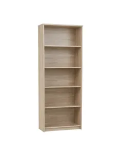 Dulap biblioraft JOHAN 2 NEW 04 pentru birou, 72.5x33.8x186 cm, PAL melaminat | MobilaOK