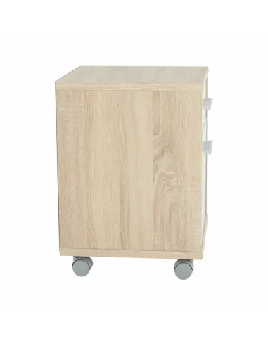 Dulăpior birou JOHAN 2, 39x40.5x55 cm, PAL melaminat stejar/alb | MobilaOK