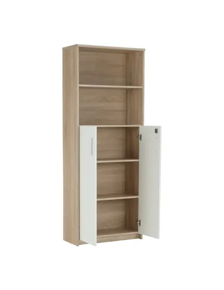 Dulap de birou, JOHAN 2 NEW 10, birou, 72.5x33.8x186 cm, PAL melaminat | MobilaOK