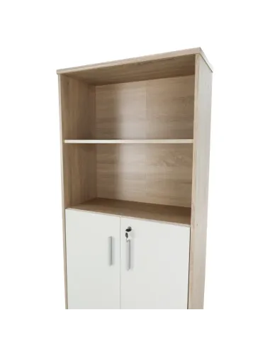 Dulap de birou, JOHAN 2 NEW 10, birou, 72.5x33.8x186 cm, PAL melaminat | MobilaOK