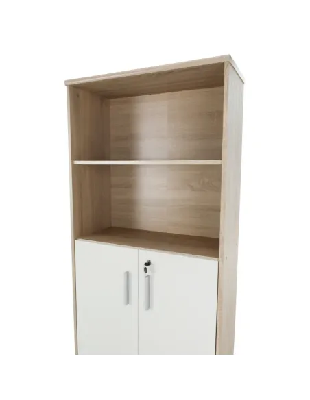 Dulap de birou, JOHAN 2 NEW 10, birou, 72.5x33.8x186 cm, PAL melaminat | MobilaOK