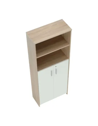 Dulap de birou, JOHAN 2 NEW 10, birou, 72.5x33.8x186 cm, PAL melaminat | MobilaOK