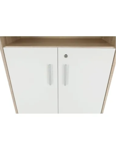 Dulap de birou, JOHAN 2 NEW 10, birou, 72.5x33.8x186 cm, PAL melaminat | MobilaOK