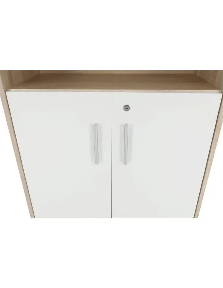 Dulap de birou, JOHAN 2 NEW 10, birou, 72.5x33.8x186 cm, PAL melaminat | MobilaOK