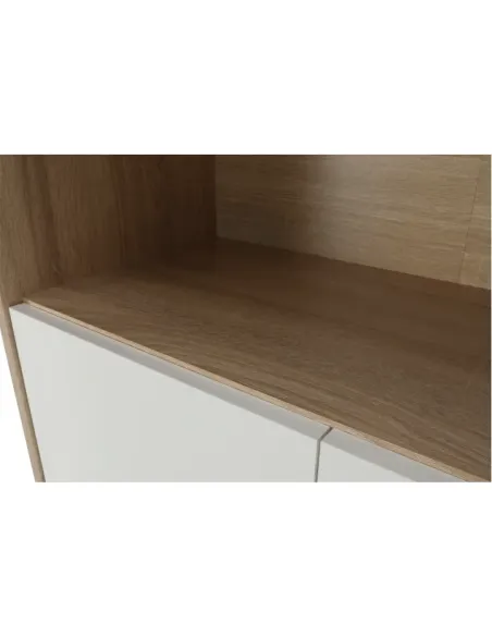 Dulap de birou, JOHAN 2 NEW 10, birou, 72.5x33.8x186 cm, PAL melaminat | MobilaOK