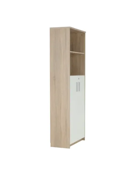Dulap de birou, JOHAN 2 NEW 10, birou, 72.5x33.8x186 cm, PAL melaminat | MobilaOK