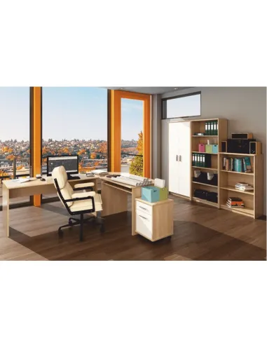 Dulăpior de birou JOHAN 2 NEW 13, 72.5x33.8x115.5 cm, PAL melaminat | MobilaOK