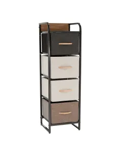 Comodă HAZEL TYP 1 dormitor/hol, 31x99x29 cm, MDF, metal, textil | MobilaOK