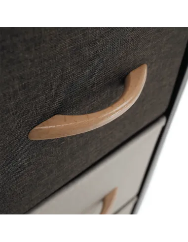 Comodă HAZEL TYP 1 dormitor/hol, 31x99x29 cm, MDF, metal, textil | MobilaOK