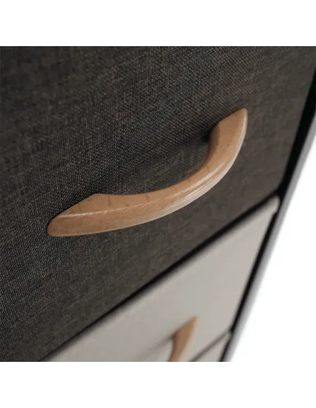 Comodă HAZEL TYP 1 dormitor/hol, 31x99x29 cm, MDF, metal, textil | MobilaOK