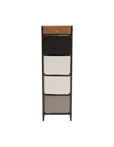 Comodă HAZEL TYP 1 dormitor/hol, 31x99x29 cm, MDF, metal, textil | MobilaOK