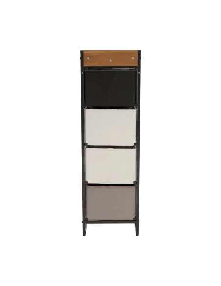 Comodă HAZEL TYP 1 dormitor/hol, 31x99x29 cm, MDF, metal, textil | MobilaOK
