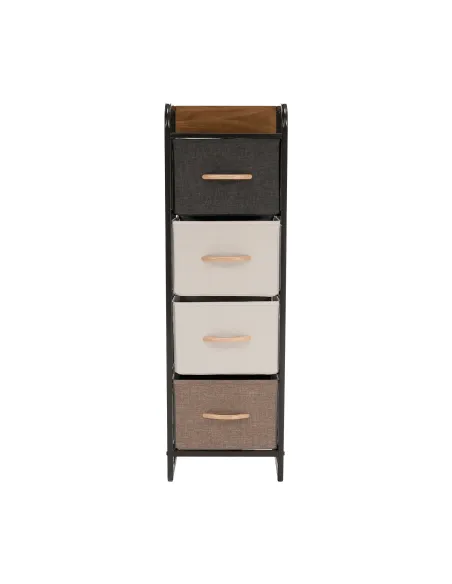 Comodă HAZEL TYP 1 dormitor/hol, 31x99x29 cm, MDF, metal, textil | MobilaOK