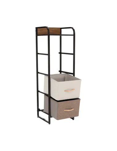 Comodă HAZEL TYP 1 dormitor/hol, 31x99x29 cm, MDF, metal, textil | MobilaOK