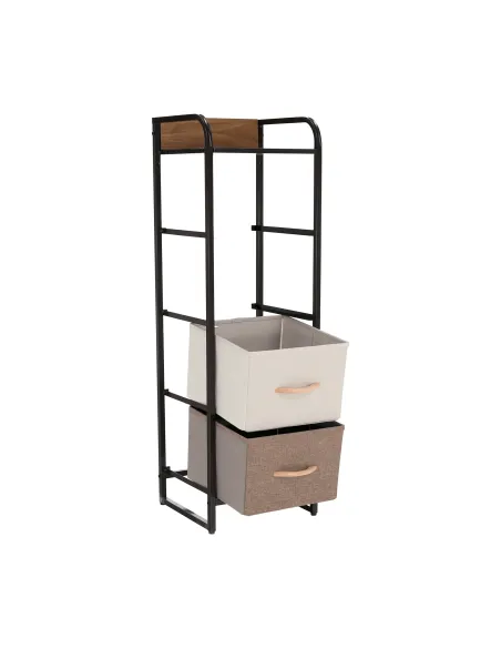 Comodă HAZEL TYP 1 dormitor/hol, 31x99x29 cm, MDF, metal, textil | MobilaOK