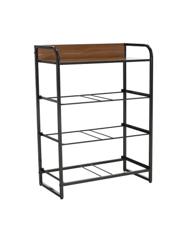 Comodă HAZEL TYP 2 pentru dormitor/hol, 58x78.5x29 cm, din MDF, metal și textil | MobilaOK