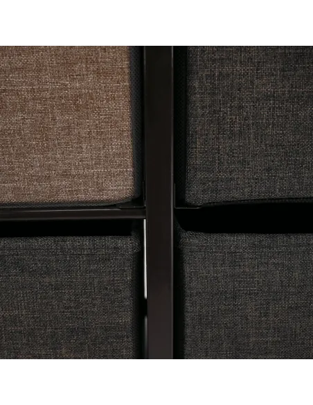 Comodă HAZEL TYP 3 dormitor/hol, 80x78.5x29 cm, MDF, metal, textil | MobilaOK