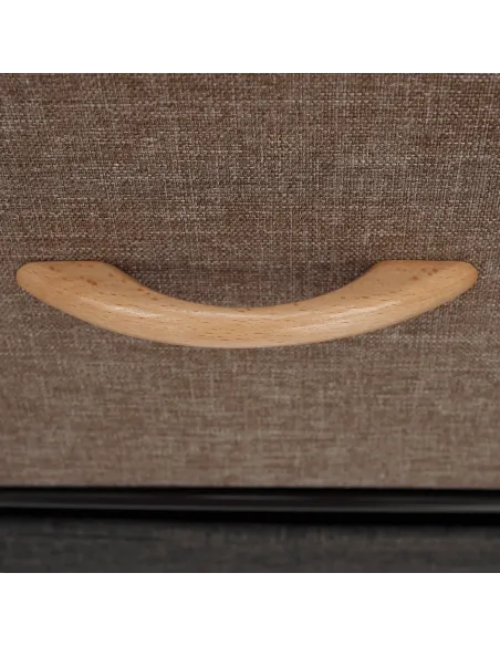 Comodă HAZEL TYP 3 dormitor/hol, 80x78.5x29 cm, MDF, metal, textil | MobilaOK
