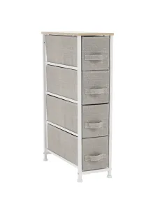Comodă OFELIA TYP 2 dormitor/hol, 20x75.5x48 cm, MDF/metal/textil | MobilaOK