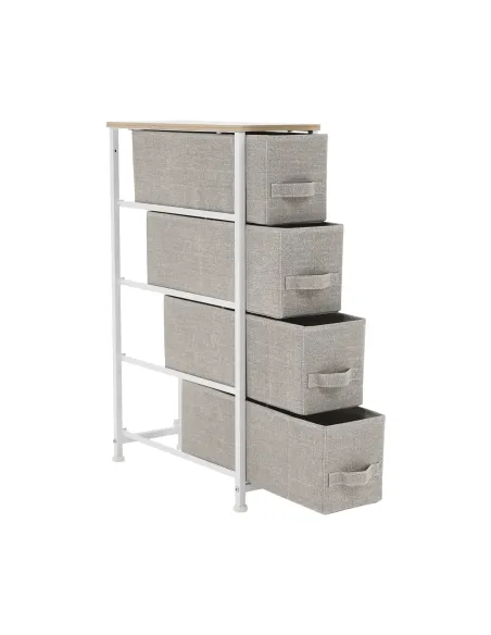 Comodă OFELIA TYP 2 dormitor/hol, 20x75.5x48 cm, MDF/metal/textil | MobilaOK