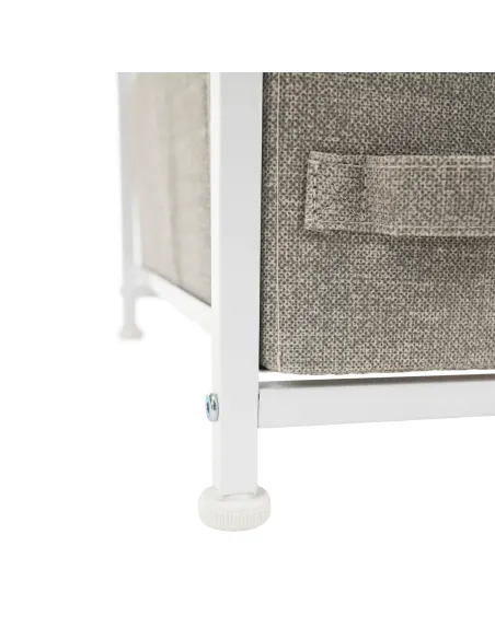 Comodă OFELIA TYP 2 dormitor/hol, 20x75.5x48 cm, MDF/metal/textil | MobilaOK