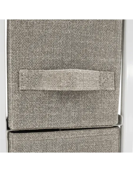 Comodă OFELIA TYP 2 dormitor/hol, 20x75.5x48 cm, MDF/metal/textil | MobilaOK