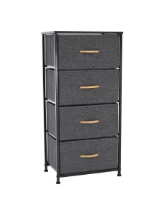 Comodă PALMERA TYP 2 dormitor, 45x95x30 cm, MDF, metal, textil | MobilaOK