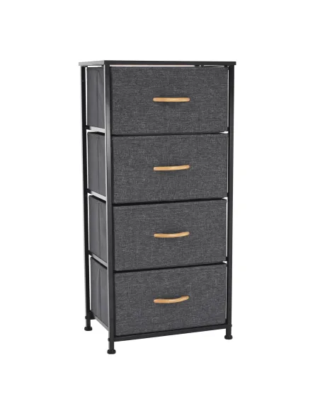 Comodă PALMERA TYP 2 dormitor, 45x95x30 cm, MDF, metal, textil | MobilaOK