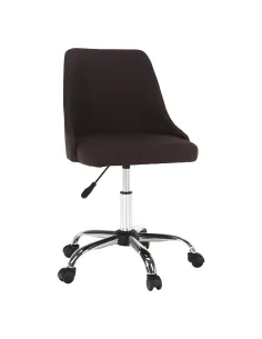 Scaun de birou KONDELA, birou, 48x57x78-88 cm, piele ecologică/crom | MobilaOK