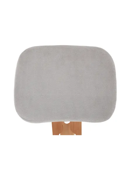 Scaun ergonomic KONDELA, birou, 46x65x52-72 cm, ţesătură şi lemn fag | MobilaOK