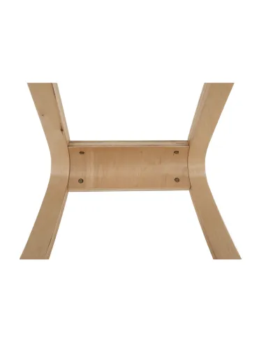 Scaun KONDELA birou 50x72x53 cm Lemn mesteacăn şi ţesătură | MobilaOK