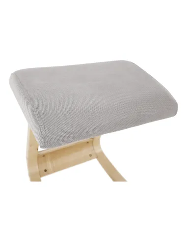 Scaun KONDELA birou 50x72x53 cm Lemn mesteacăn şi ţesătură | MobilaOK