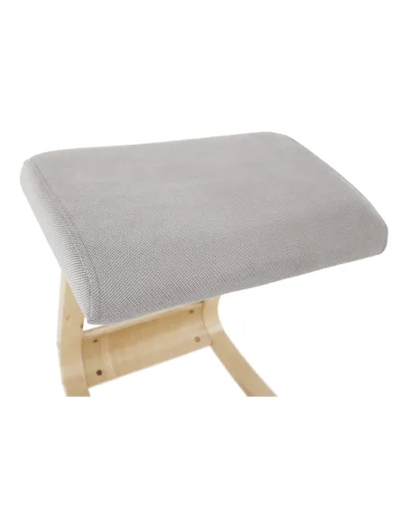 Scaun KONDELA birou 50x72x53 cm Lemn mesteacăn şi ţesătură | MobilaOK