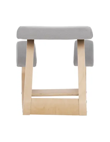 Scaun KONDELA birou 50x72x53 cm Lemn mesteacăn şi ţesătură | MobilaOK