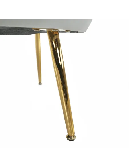 Fotoliu NOBLIN KONDELA living, 76x78x78 cm, catifea Velvet/metal | MobilaOK