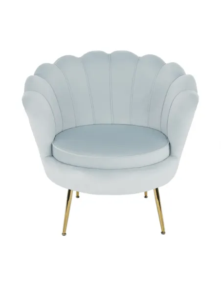 Fotoliu NOBLIN KONDELA living, 76x78x78 cm, catifea Velvet/metal | MobilaOK