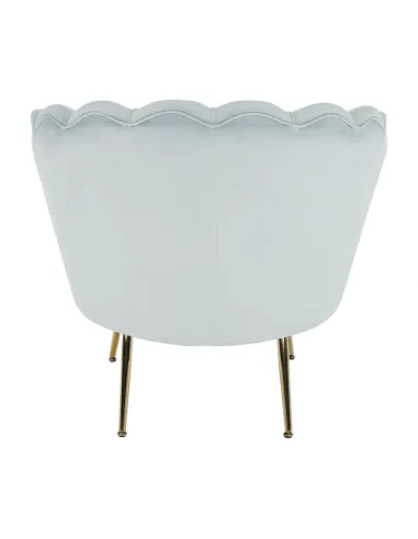 Fotoliu NOBLIN KONDELA living, 76x78x78 cm, catifea Velvet/metal | MobilaOK