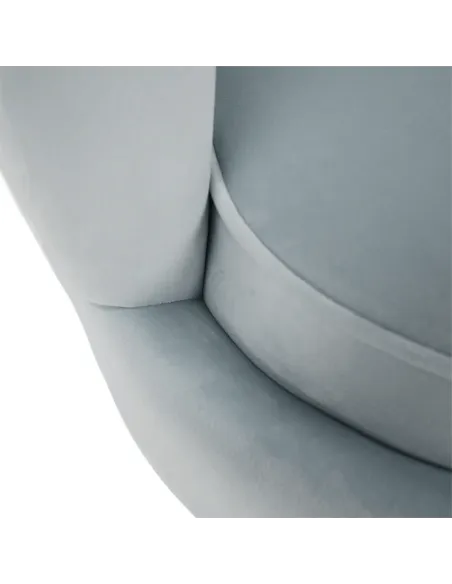 Bancă NOBLIN, hol/intrare, 135x75x78 cm, Catifea Velvet/Metal crom auriu | MobilaOK
