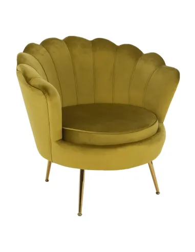 Fotoliu NOBLIN KONDELA, living/dormitor/birou, 76x78x78 cm, catifea Velvet/metal | MobilaOK