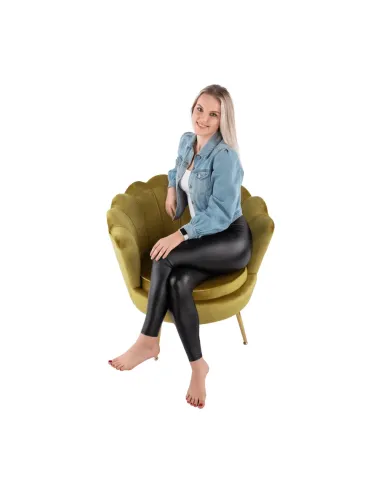 Fotoliu NOBLIN KONDELA, living/dormitor/birou, 76x78x78 cm, catifea Velvet/metal | MobilaOK