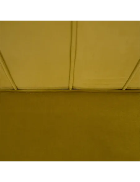 Bancă NOBLIN Art-deco, hol/dormitor, 135x75x78 cm, catifea velvet/metal auriu | MobilaOK