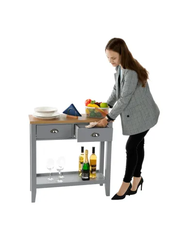 Consolă JEREVAN pentru hol, dormitor, living, 80x30x80 cm, PAL melaminat | MobilaOK